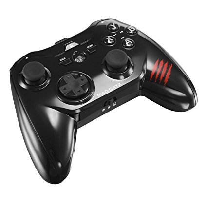 Mad Catz Micro C.T.R.L.R Mobile Gamepad and Game Controller for Android, Fire TV, Samsung, PC, Steam and Gear VR - Gloss Black