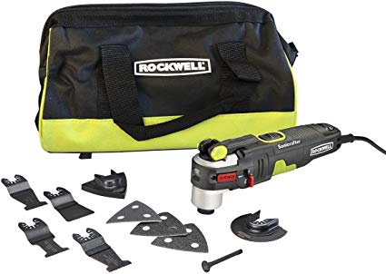 Rockwell AW400 Sonicrafter 4.2 Amp Oscillating Multi-Tool with 9 Accessories and Carry Bag