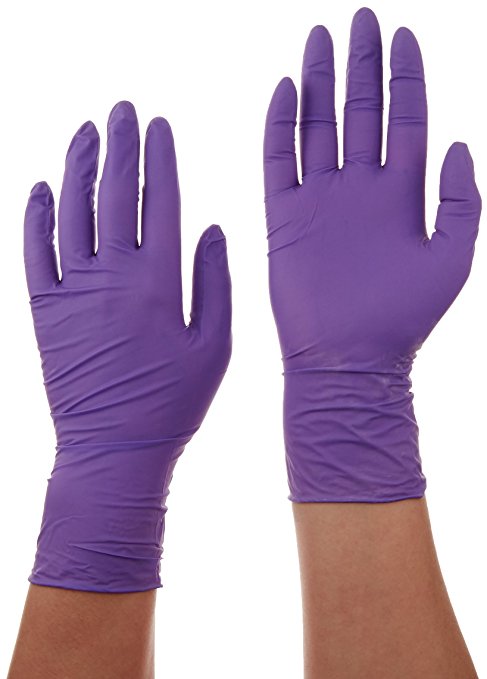 Kimberley Clark Professional 55081  PURPLE NITRILE Exam Gloves, Small, Purple, Box of 100