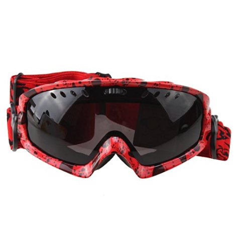 Agptek Snow Ski Goggles Anti-fog Windproof Eyewear - Skiing, Snowboarding, Motorcycle Cycling and Snowmobile Winter Outdoor Sports Protective Glasses