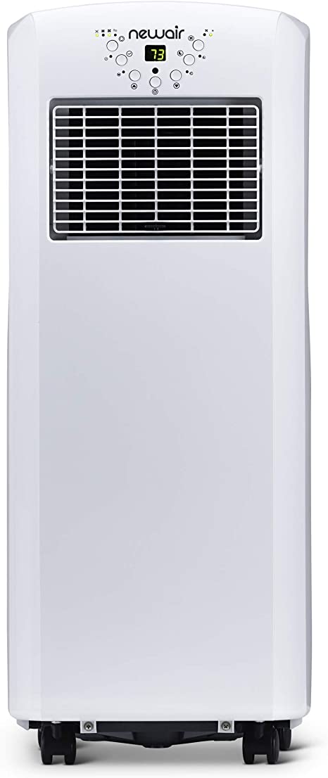 NewAir AC-10100E, Ultra-Compact Portable Air Conditioner, 12 Hour Programmable Timer, 10,000 BTU, 325 Square Foot Effective Range