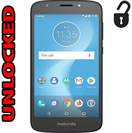 Motorola Moto E5 Cruise Unlocked 4G LTE (Cricket) Single Sim 16GB 2GB Ram 8MP XT1921-2 Android 8.0 Desbloqueado