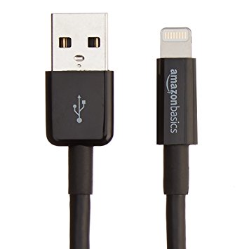 AmazonBasics Apple Certified Lightning to USB Cable - 10 Feet (3 Meters) - Black