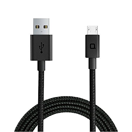 [2 Pack] nonda ZUS Super Duty USB A to Micro USB Cable with Aramid Fiber, 4ft/1.2m, Charger and Data Sync for Android Smartphones Including Samsung, Nexus, LG, Kindle (Black)