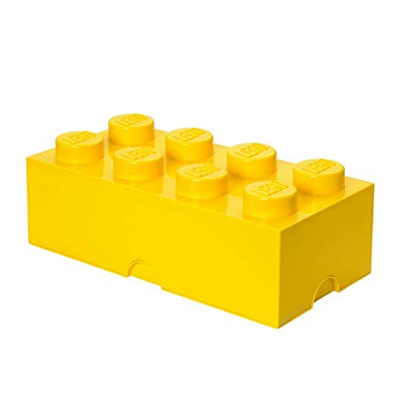 LEGO Storage Brick with 8 Knobs, Yellow