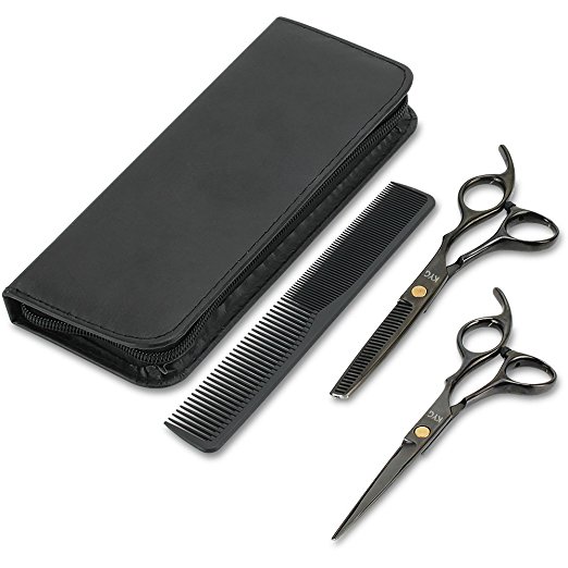 KYG Professional hair scissors set for hair cutting and luxurious Shears Barber Thinning Set Kit