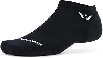 Swiftwick PURSUIT ZERO Merino Wool Running & Golf Socks, Max Durability