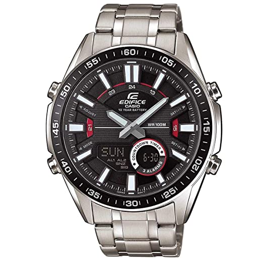 Casio Edifice Chronograph Black Dial Men's Watch - EFV-C100D-1AVDF(EX438)