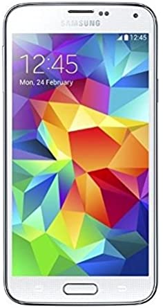 Samsung Galaxy S5 G900F Unlocked Cellphone, International Version, Retail Packaging, White