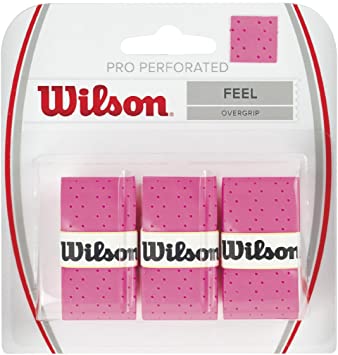 Wilson Perforated Pro Tennis Racquets Over Grip, Pink