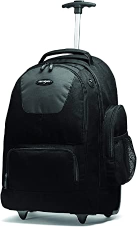 Samsonite Wheeled Backpack, Black/Charcoal, One Size