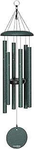 Corinthian Bells by Wind River – 30 inch Green Wind Chime for Patio, Backyard, Garden, and Outdoor Decor (Aluminum Chime) Made in The USA