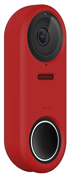 elago Nest Hello Case [Red] - [Full Cover Protection][Night Vision Compatible] [Durable Material] [UV Light Resistant][Easy Installation][Patent Pending]