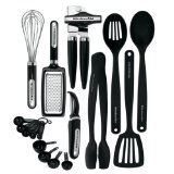 KitchenAid Classic 17-piece Tools and Gadget Set Black