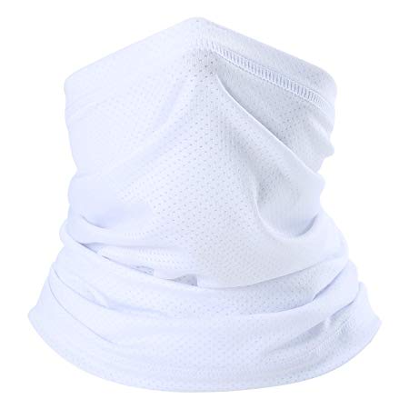 QINGLONGLIN Summer Sun UV Protection Face Mask Dust Neck Gaiter Multi-Headwrap for Fishing Cycling Hiking - Moisture Wicking Headband for Exercise Fitness