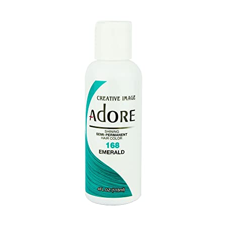 Adore Semi-Permanent Haircolor #168 Emerald 4 Ounce (118ml)