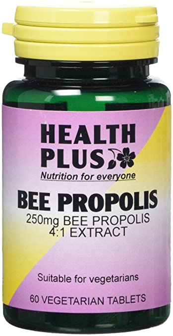 Health Plus Bee Propolis 1000mg Antioxidant and Energy Supplement - 60 Tablets