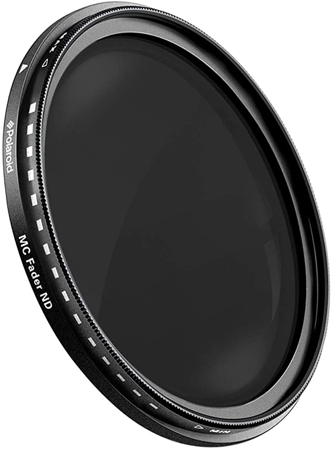 Polaroid Optics 49mm Multi-Coated Variable Range [ND3, ND6, ND9, ND16, ND32, ND400] Neutral Density Fader Filter ND2-ND400- Compatible w/All Popular Camera Lens Models