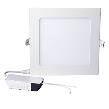 Recessed Lights,S&G® LED Panel Light, Ultrathin Suqare Downlights, 9W 620LM 6000k(Day White), Hole Size:125MM, AC85-265V, Factory Price, LED Kitchen Lighting