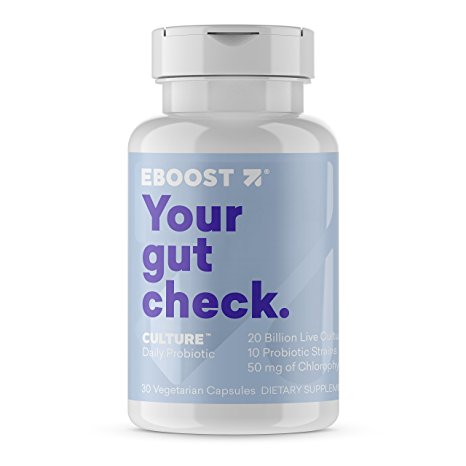 EBOOST CULTURE Daily Probiotic, 30 Count