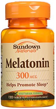 Sundown Naturals Sundown Naturals Melatonin, 120 Tablets 300 mcg(Pack of 3)