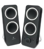 Logitech Multimedia Speakers Z200 with Stereo Sound for Multiple Devices Black
