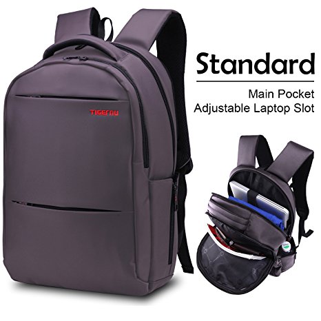Lapacker Protective Slim Lightweight Water Resistant Laptop Backpacks 13-15.6 inch Bussiness Computer Backpacks for Men