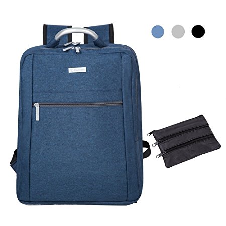 SHAOLONG Nylon Water Repellent Laptop Backpack 15.6 Inch Computer Bag Business Bag School Backpack Traveling Backpack