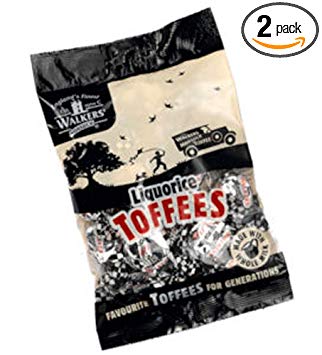 Walkers Nonsuch Licorice Toffees, 5.3 oz., Two bags