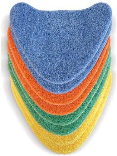 Vax Genuine Total Home 8x Hook and Loop Microfibre Multi-Colour Cleaning Pads  (Type 1)