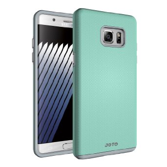 Galaxy Note 7 Case Cover, JOTO Hybrid Dual Layer Shock-Resistant Protective Case, Stylish Slim Armor Case for Samsung Galaxy Note 7 -Mint