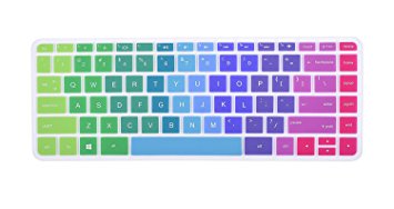 CaseBuy Colorful Silicon Keyboard Cover for 13.3" HP Pavilion x360 13-s099nr 13-s120nr 13-s128nr 13-s192nr 13-s199nr m3-u001dx u028tu u003dx u021tu series US Version(Rainbow)