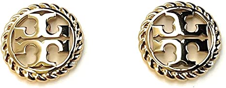 Tory Burch Rope Logo Stud Earring 136618 Gold 720