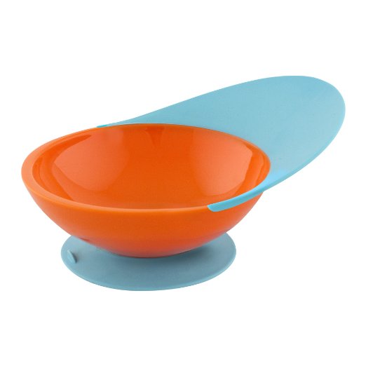 Boon Catch Bowl With Spill Catcher BlueOrange
