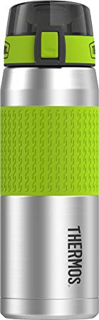 Thermos 24 Ounce Stainless Steel Hydration Bottle, Lime Green