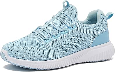 Avia Air Slip On Shoes for Women - Casual Comfortable Athletic Tennis Walking Sneakers for Women with Memory Foam - Sizes 6 to 12, Medium & Wide Width - Black, Grey with Pink, Aqua Blue & White