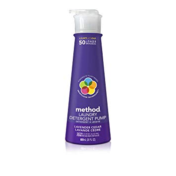 Method Laundry Detergent Pump, Lavender Cedar, 20 Ounces, 50 Loads