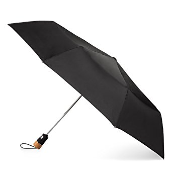 totes 70mph Windproof Titan Auto Open Close Umbrella with Neverwet