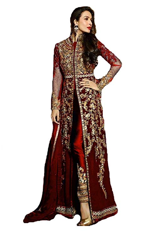 New Indian/Pakistani Designer Georgette Party Wear Anarkali Suit VF-3 6206