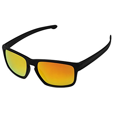 YUFENRA Polarized Wayfarer Sunglasses Reflective Revo Color Full Mirrored Lens TR90 Frame