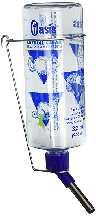 Kordon/Oasis (Novalek) SOA80800 Rabbit Water Bottle, 32-Ounce, Clear