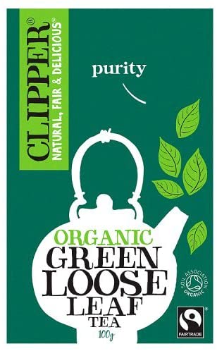 Clipper Organic Green Loose Leaf Tea 100g (Pack of 6)