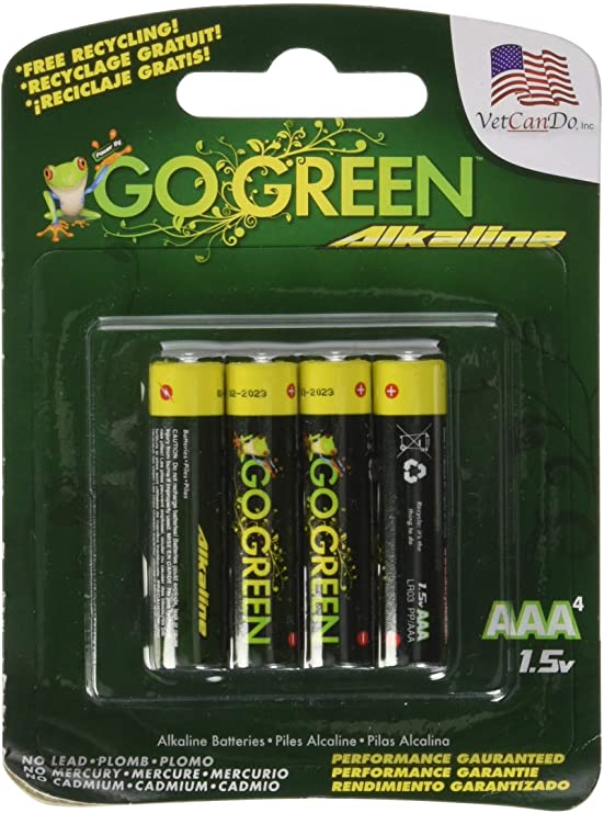 Perfpower Go Green AAA Alkaline Batteries, 4 Count