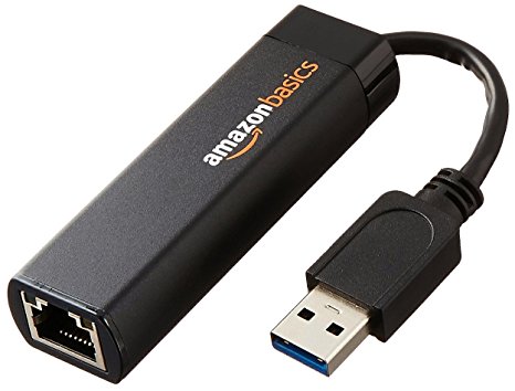 AmazonBasics USB 3.0 to 10/100/1000 Gigabit Ethernet Adapter