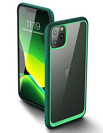 SUPCASE Unicorn Beetle Style Series Case Designed for iPhone 11 Pro 5.8 Inch (2019 Release), Premium Hybrid Protective Clear Case (DarkGreen)