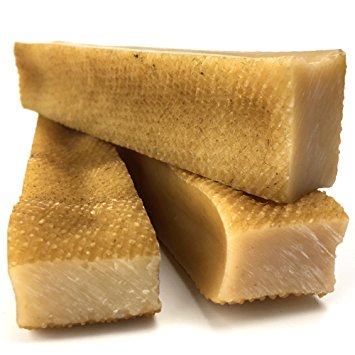 Peppy Pooch Himalayan Yak Cheese Premium Dog Chew - 3 Pack. Long Lasting, Low Odor & Grain Free. All Natural, USDA/FDA Approved. MAKE YOUR DOGS DAY!