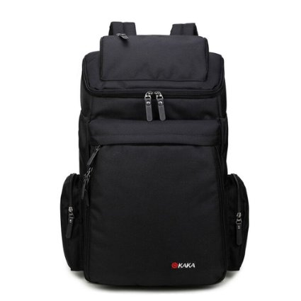 KAKA Laptop Backpack Computer Bag Travel Backpack Hiking Bag Camping Bag Weekend Bag Travel Bag Duffel Bag School Bag Daypack Fits Most 17 inch Laptops Black