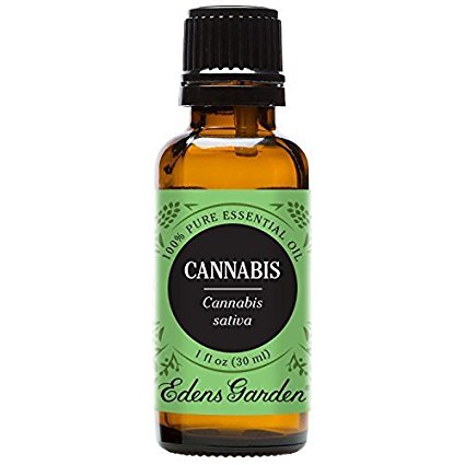 Edens Garden Cannabis 100% Pure Therapeutic Grade Essential Oil, GC/MS Tested, 1 oz (30ml)