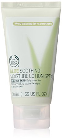 The Body Shop Aloe Soothing Moisture Lotion SPF 15, 1.69 Fluid Ounce