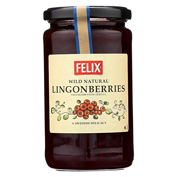 Felix Wild Lingonberries Spread, 14.5 Ounce (Pack of 8)